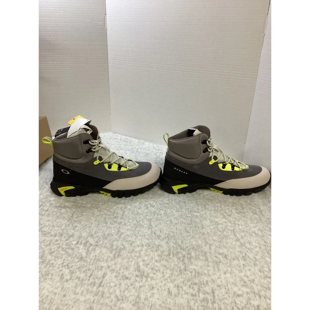 Oakley‎ Vertex Boot Grey Yellow Mens 12.5 Vibram Hiking Trail FOF100559-243 NEW
